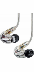Shure SE215 Pro Sluchátka s mikrofonem Kabel Do ucha Jeviště/studio Průhledná