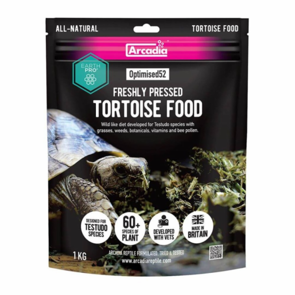 Arcadia EarthPro Optimised52 Tortoise Food 1000g