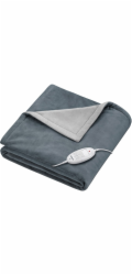 Beurer vyhřívaná deka HD 75 Cosy Dark Grey, elektrická deka