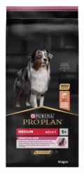 Purina Medium Adult Sensitive Skin 14 kg Dospělý jedinec Losos