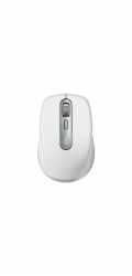 Logitech MX Anywhere 3S for Business - Myš - pravák - optický - 6 tlačítka - bezdrátový - Bluetooth - USB přijímač Logitech Logi Bolt - bledě šedá