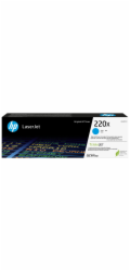 HP 220X Cyan Original LaserJet Toner Cartridge (5,500 pages)