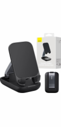 Baseus Seashell Phone Stand  Foldable, Black