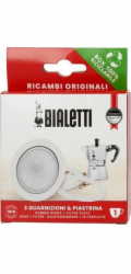 Bialetti Ricambi 3 Replacement  Gaskets +1 Filter 1 Cups