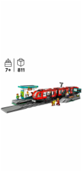 LEGO CITY 60423 Tramvaj a stanice v centru města