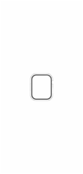 PanzerGlass Snappie - Ochranný kryt prední obal pro chytré hodinky - úplné telo, štíhlý - 100% recyklovaný polykarbonát, tepené sklo (mikrotrhlina 2023), polyethylentereftalát (PET) - pruhledná - pro 