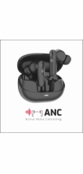 Swissten bluetooth anc sluchátka focus černá
