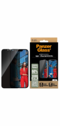 PanzerGlass ochranné sklo UWF Privacy pre iPhone 16e/14/13/13 Pro - Black Frame