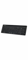 A4tech FStyler FBK23 AS, bezdrátová Dual mode Bluetooth+2,4G klávesnice, CZ, černá
