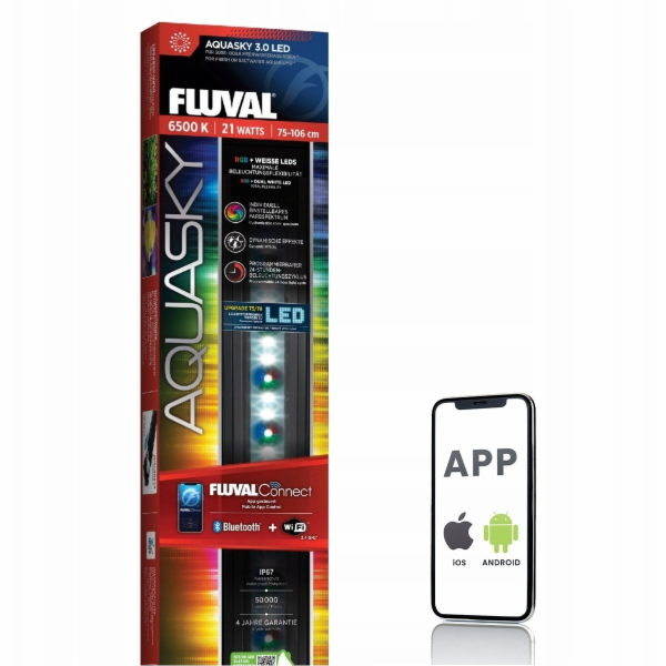 Fluval AquaSky LED 3.0, osvětlení akvária, 21W, 75-106,4 ...