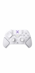 Turtle Beach Victrix Pro BFG Reloaded, drátový/bezdrátový herní ovladač pro PS4/PS5 a PC, bílá