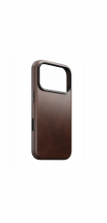 Nomad Kožené pouzdro Traditional Leather Case - kožené pouzdro kompatibilní s MagSafe pro iPhone 17 Pro; kůže Horween (rustikálně hnědá)