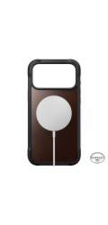 NOMAD kryt Rugged Leather Case Magsafe Horween pro iPhone 17 Pro Max - Rustic Brown
