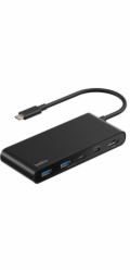 Belkin CONNECT USB-C 7-in-1 with  Dual USB-C Ports, bl. AVC023hqBK