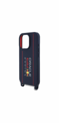 Red Bull Silicone Vertical Logo MagSafe Zadný Kryt + Crossbody popruh pre iPhone 16 Pro Max modrý
