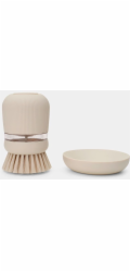 Brabantia Spülbürste mit  Seifenspender Soft Beige