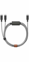 Native Union Belt Cable 140W  USB-C to USB-C 2m Zebra