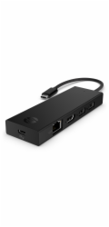 HP Portable USB-C 4K HDMI Hub - Replikátor portu - USB-C - USB-C, HDMI, DP - 1GbE - Smart Buy