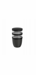 Aptel NÁDOBA NA SVÁDĚNÍ ELLIPSE 500+200+200 ML NORDIC BLACK 107658041100 ČERNÝ