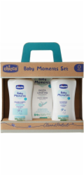 NoName CHICCO_SET Baby Moments koupelová pěna 200ml + šampon 200ml + krém 100ml