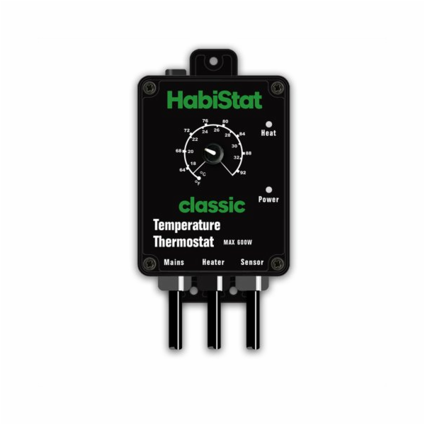 HabiStat Temperature Thermostat - teplotní černý
