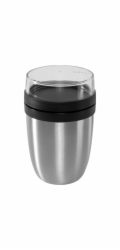 Mepal Thermo-Lunchpot Ellipse  Stl.Steel Nordic Black 500+200ml