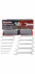 Forcekraft Sada 12 otevřených klíčů (6-32 mm) na listu
