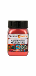 Pigmentový prášek CreativEpoxy pro epoxidovou pryskyřici 40 g ohnivě červená metalická
