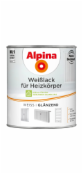 Alpina bílý lak na radiátory, lesklý, 750 ml