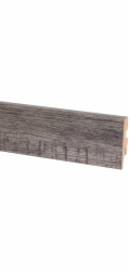 Dubová soklová lišta 67202 o rozměrech 60 mm x 20 mm x 2600 mm