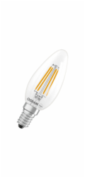 Osram LED žárovka E14 tvar svíčky 3,4 W 470 lm čirá 10 cm x 3,5 cm 2 ks