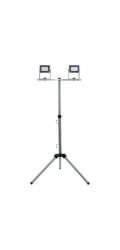 LED pracovní světlo Flare na stativu 2 x 15 W stříbrno-antracitová
