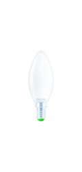 LED žárovka Philips E14 tvar svíčky 2,3 W 485 lm 9,7 x 3,5 cm matná