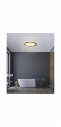 Stropní svítidlo Globo LED Sapana O 42 cm černé