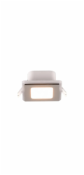 Trio LED zapuštěné bodové světlo Nimbus 1 světlo chrom 8,5 cm x 8,5 cm