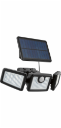 Solární LED venkovní reflektor s pohybovým senzorem 7 W 800 lm