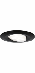 Paulmann LED zapuštěné svítidlo Calla kulaté 3x6 W černé matné otočné 4000K IP65