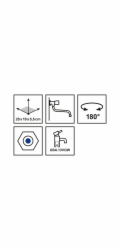 Výpustný ventil studené vody Ledro Chrome