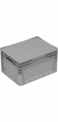 Eurobox-System Systémová krabice Eurobox, pevná stěna 40 cm x 30 cm x 22 cm, šedá