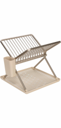 Brabantia Foldable Dish Drying  Rack Soft Beige