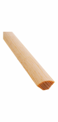 Döllken Profiles Čtvrtkruh borovicový 14 mm x 14 mm délka 2400 mm