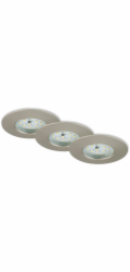 Briloner Zapuštěná LED světla Attach One, sada 3 kusů, teplá bílá, 7,5 x 2,8 cm, matný nikl