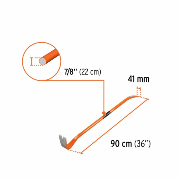 Truper Expert® navíječka jističů, 900 mm x 22 mm
