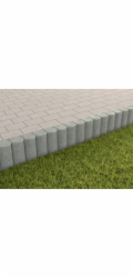 Diephaus mini palisáda drážkovaná šedá 40 x 11 x 11 cm
