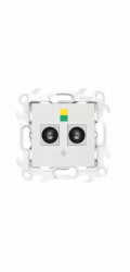 Kontakt-Simon Simon 24 Dvojitá ekvipotenciální zásuvka bílá NGEK2.01/11