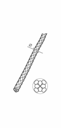 CONACORD Pletené polyesterové lano , průměr 2,5 mm, délka 30 m, bílé