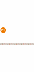 CONACORD Lano Gumové PES Pletené O 6 mm Bílá-Zelená-Oranžová Prodáváno na metráž