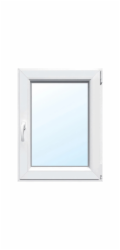 Sonstige Bílé PVC okno, Uw-0,91/Š, trojité zasklení, 100x120 cm (Š/V), otevírání vpravo