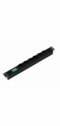 APC Easy PDU Basic 1U 10A 230V C14-> (6)Schuko (1)C13