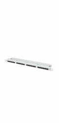 PATCH PANEL 24 PORTŮ 0,5U 19" CAT.5E UTP ŠEDÝ LANBERG